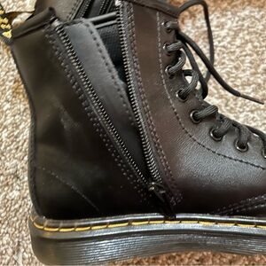 Kids Doc Marten black boots size 2M